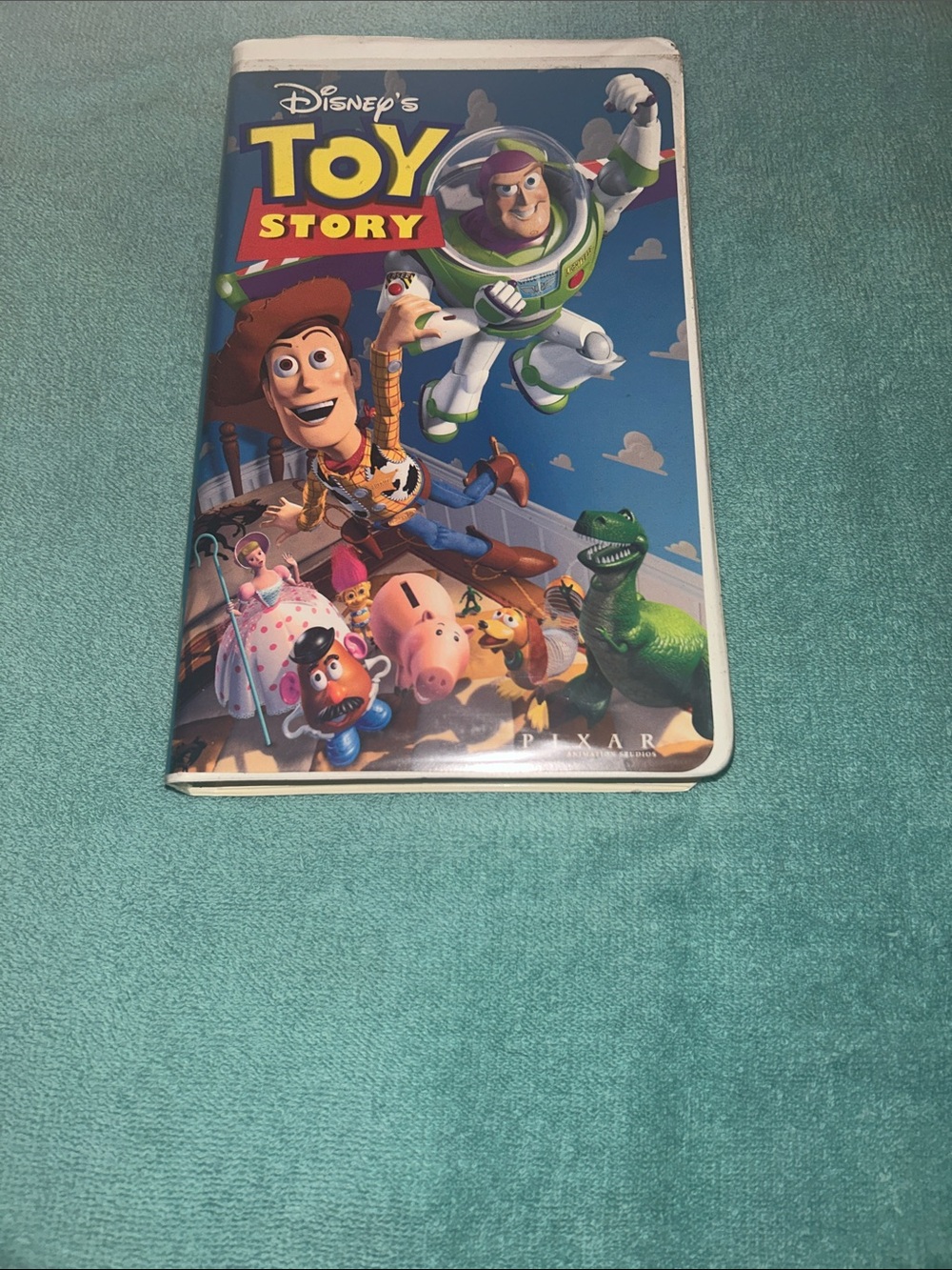 Disney Toy Story VHS Case — Blue, Green, Yellow Cover